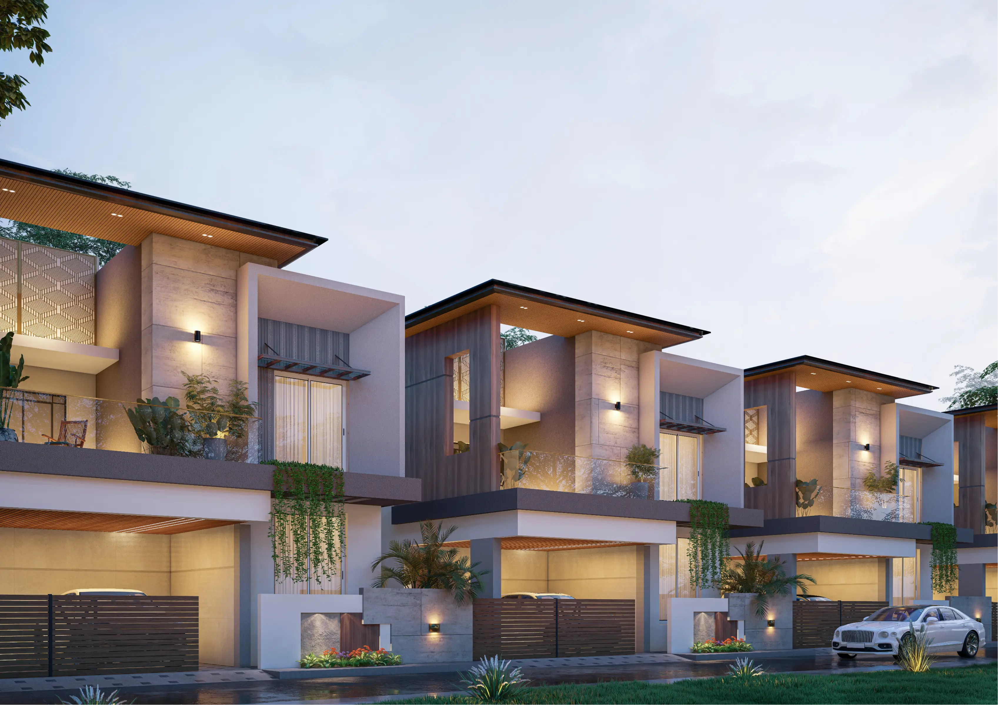 Leia Villas elevation view 2