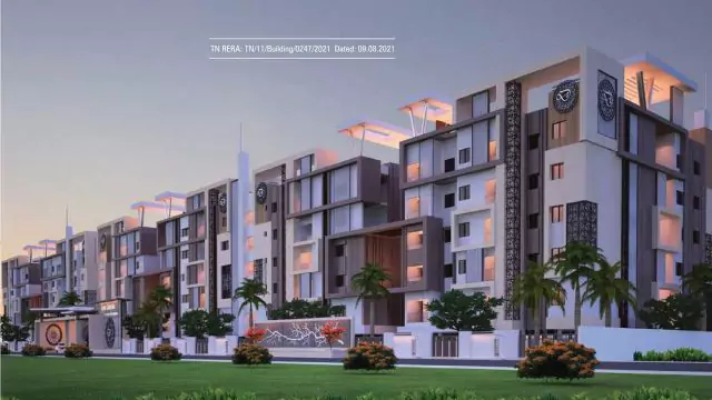 Exterior view of Sree Daksha Olivia apartments 2